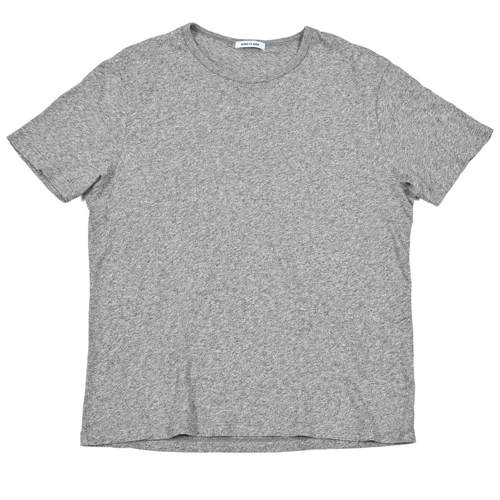 Hiro Clark Shirt Men's Small Heather Gray The T-Shirt Jersey Relaxed Crewneck